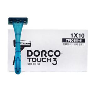 도루코 일회용 면도기 3중날 터치3  50개 휴대용 여행용