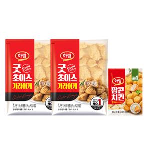 하림 가라아게 1kg 2봉+ 팝콘치킨 180g 1봉