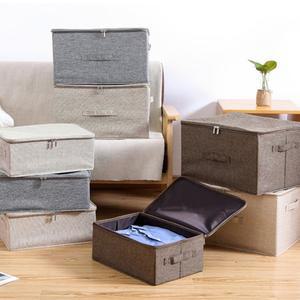 [인블룸] 북유럽 패브릭 다용도 수납정리함 소형- 그레이