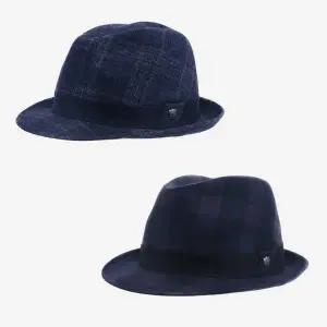 [롯데백화점]닥스 남성 체크 중절모 DK37MVA002