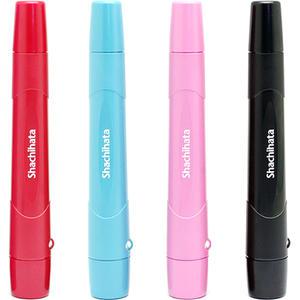 사치하타 만년 결재인 양면 도장 만년 한국형 도장 긴 몸체