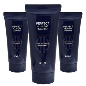 아이오페 맨 퍼펙트 클린 올인원 클렌저 남자 폼클렌징 클렌징폼 125ml 3개