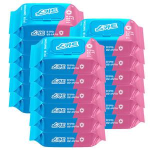 스카트 잘 닦이는 살균 소독티슈 60매 x18개