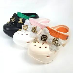 순이의신발장 7cm 키높이 가벼운 고탄력 EVA 푹신한 쿠션 발편한 여성 여름 통굽슬리퍼