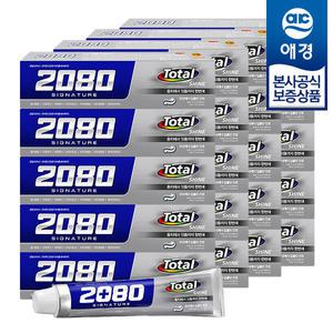 [애경] 2080 시그니처 토탈 샤인 치약 150g x20개