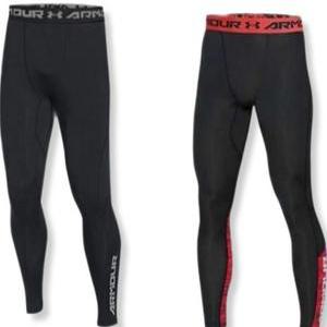 언더아머 남자 히트기어 컴프레션 아머 그래픽 로고 타이즈 레깅스 76