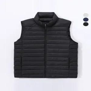 [후앙스]남녀공용 초경량 하이넥 지퍼 패딩조끼 DRPV6153