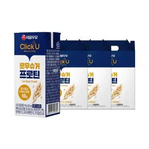 서울우유 클릭유 로우슈거 프로틴 190ml x 48개