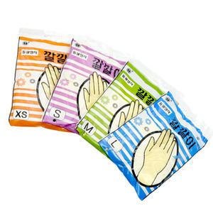 동광상사 깔깔이 미용장갑 10개/염색장갑