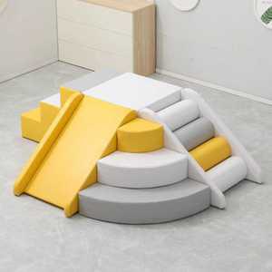 실내 놀이터 안전미끄럼틀 어린이 반려견 놀이방 거실 스펀지 계단