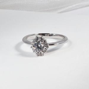 [샤밍주얼리]1부 천연 다이아 반지 현대 우신 플로라 프로포즈 여자 친구 기념일 선물 예물 웨딩