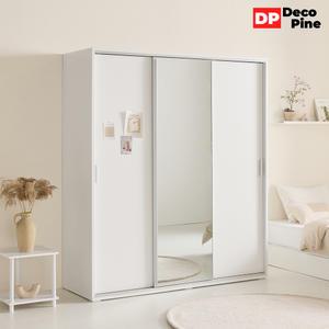 데코파인 리즈 슬라이딩장롱 1800 거울옷장 안방 작은방 전신거울 키큰 6자