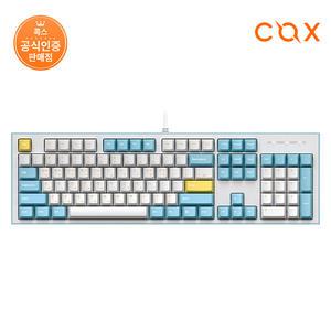 COX CK01SL PBT 45GF 저소음 기계식 키보드(크림소다, 45g 저소음 백축)