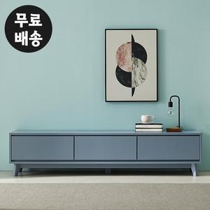 [벤티스가구]레체 1단 거실장 티비장 TV 선반 거실 받침대 티비 수납장 장식장(1800/그레이)