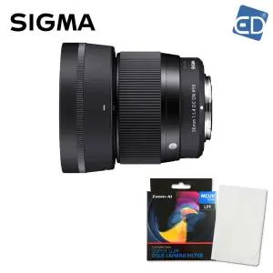 시그마 정품 C 56mm F1.4 DC DN 후지 X 마운트 +MCUV필터+포켓융 /ED