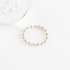 여성 데일리용 미니볼 체인타입 은 반지