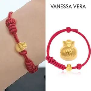 바네사베라  24K 순금 복주머니 팔찌