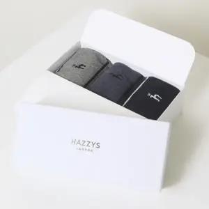 [헤지스](대구신세계)남성 스트라이프 양말 3종 세트 HJSS5E003N2