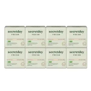 [시크릿데이]시크릿데이 프레쉬 유기농 비건 생리대 중형 16p X 8팩