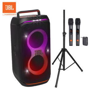 JBL 파티박스 120 + JBL AS3 무선마이크+고급형 스탠드 ST-206 클럽 PARTYBOX CLUB 블루투스스피커 충전식 휴대용 스피커 160와트AS