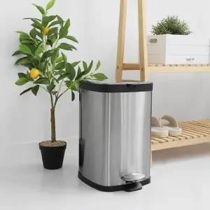 심플 분리수거함 휴지통 스텐 커버 2중 레스 주방 청 (WFHTAMG)