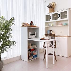 [텐스페이스]제크 다용도 접이식 식탁 렌지대 중형 ZE03R(착불)