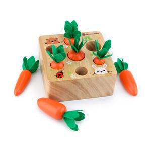 고려베이비 당근뽑기 소근육발달 원목장난감 나무블럭 아기원목교구, 혼합색상, 1개