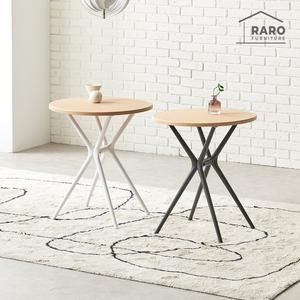 [무료배송] 라로퍼니처 로하스 650 원형 부부 티 테이블 야외용 탁자