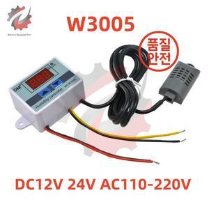 자동 온도 조절기XH-W3005 디지털 습도 컨트롤러 제어 스위치 조절기 센서 12V
