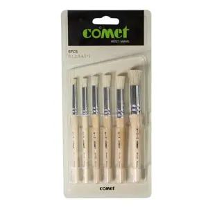 COMET 6본 스텐실 붓세트_6본