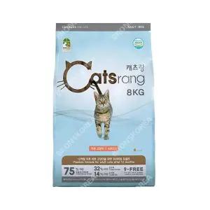 [셀러허브]캐츠랑 어덜트 8kg 성묘용 대용량 고양이 사료 동물성 단백질 (S24205869)