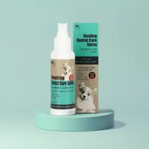 [힐링 덴탈케어] 강아지뿌리는치약 덴탈스프레이 치석제거 구취 입냄새 케어 100ml