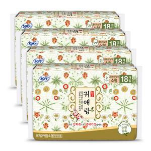 쏘피 바디피트 귀애랑 소형 18팩 x4개