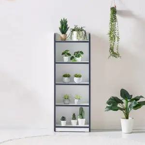 아트박스/플랜데코 포이드 4단 400 책장 다용도 틈새 수납장