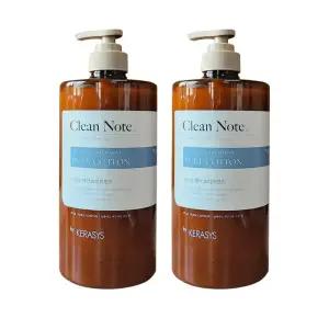 애경 케라시스 클린노트 트리트먼트 1L 2개 퓨어코튼 파우더리코튼