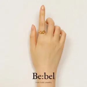 순금반지 3.75g(1돈 한돈) 24k 여자 하트 매듭 꼬임 비벨