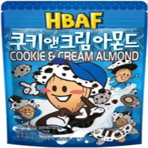 바프 쿠키 앤 크림 아몬드 120g, 8개
