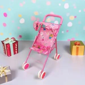 뽀로로 인형유모차 엄마놀이 아기돌보기 인형 카트 접이식 나들이 소꿉장난 유모차 어린이