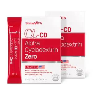 알파CD 알파시클로덱스트린 제로파우더 알파씨디 식약처인증 싸이클로덱스트린 샤인비타 2박스(28포)