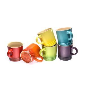 머그컵세트 르크루제 레인보우 6인세트 커피잔 350ml 6p 국내배송