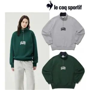 [르꼬끄](센텀시티점)(30% OFF) Lecoq 하프집업 기모 맨투맨 남녀공용 (QP423TFSO4)