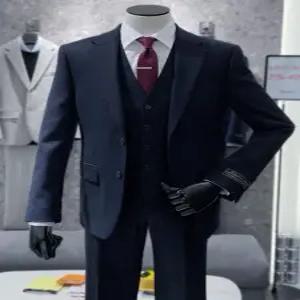 [트루젠] 트루젠 가을겨울 네이비 울캐시미어 기본핏 남자 정장세트 2344TJ410410