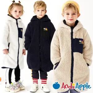 [앤디애플] HIT셜록벨보아플리스롱코트