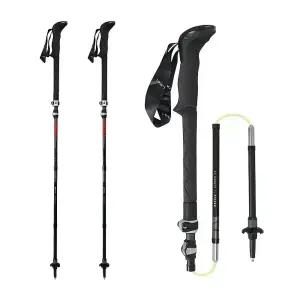 LEKI 레키 마카루 FX 카본 5단접이식 등산 스틱 지팡이 폴대 라이트앤트라사이트 65220631