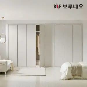 [NS홈쇼핑]E0 히든그루브 여닫이 붙박이장 240cm 매립형 손잡이 8자[34785499]