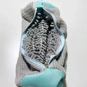 1 + 1(총2개) 그레이 운동화 빨래 세탁망 극세사세탁망 신발망 신발세탁망