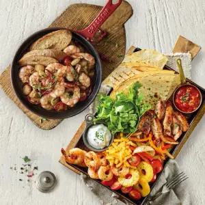 애슐리 홈파티 세트 감바스 피칸테올라 파히타 총 4인분 크리스마스 밀키트 748585