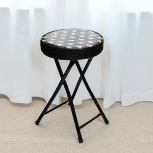 슈마켓 원형 쿠션 스툴  곰돌이) 목욕의자 회전의자 팔걸이의자 사각의자 낮은회전의자