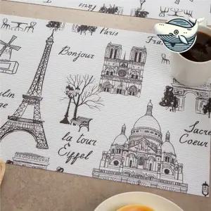 프랑스 감성 테이블 매트 디자인 식탁 장식 개인식탁보 테이블시트 식탁테이블매트