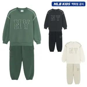 갤러리아 [MLB키즈] 쿠퍼스 빅로고 맨투맨 세트(7AMTB1154/7APTB0454)